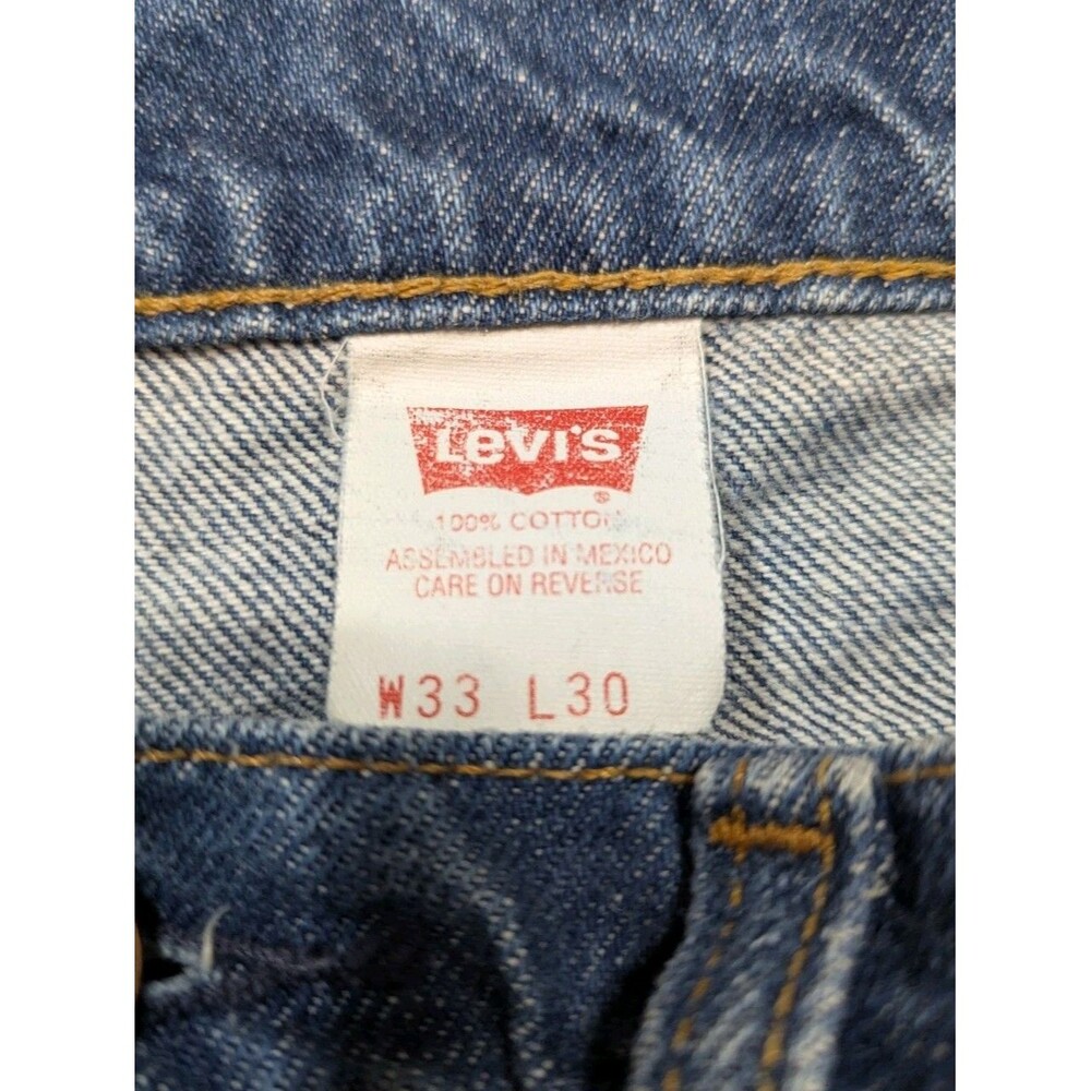 Vintage Levis 505 Orange Tab Jeans Mens 33x24 Straight Leg USA 90s READ - Picture 14 of 14